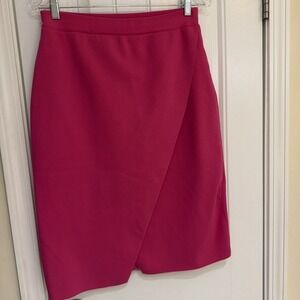 Happily Grey Pink Sweater Skirt Women's Size Large Elastic Waist      ‎    5013